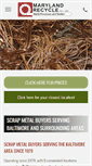 Mobile Screenshot of marylandrecycle.com